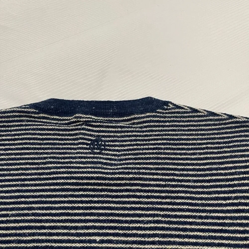 Fat Face Men’s Blue Stripe Crewneck Sweater Size XL